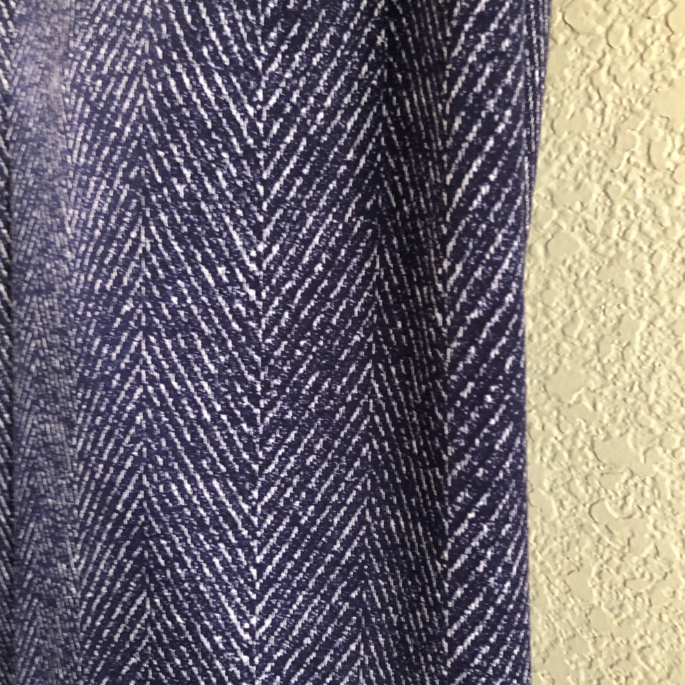Banana Republic sheath dress navy and white striped tall 14 office dress - Picture 2 of 5